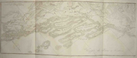 VALLARDI, PIETRO AND GIUSEPPE: A MAP EXHIBITING THE ROUTE BETWEEN ZADAR AND KOTOR